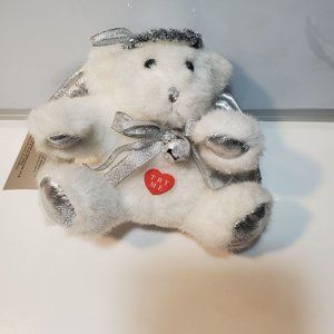 Ganz Guardian Angle Bear with Halo and Silver Wings